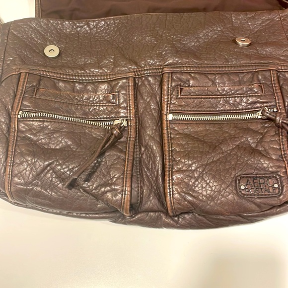 Aeropostale Brown Contemporary Shoulder Bag - Picture 4 of 5